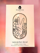 Load image into Gallery viewer, Flower Power Peace Suncatcher Decal