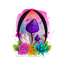 Load image into Gallery viewer, Purple Mushroom Flowers Sticker
