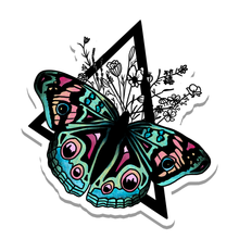 Load image into Gallery viewer, Cottagecore Butterfly Vinyl Sticker
