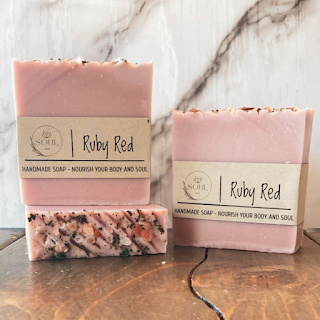 Ruby Red Soap