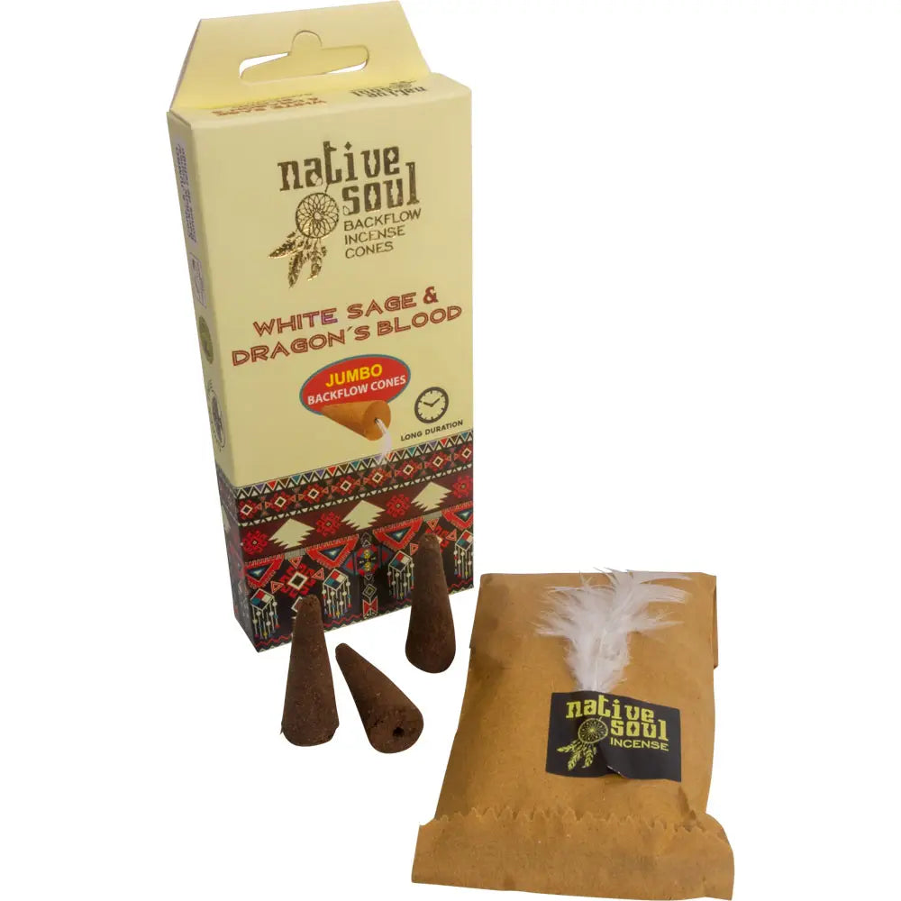 White Sage & Dragon’s Blood Backflow Cones